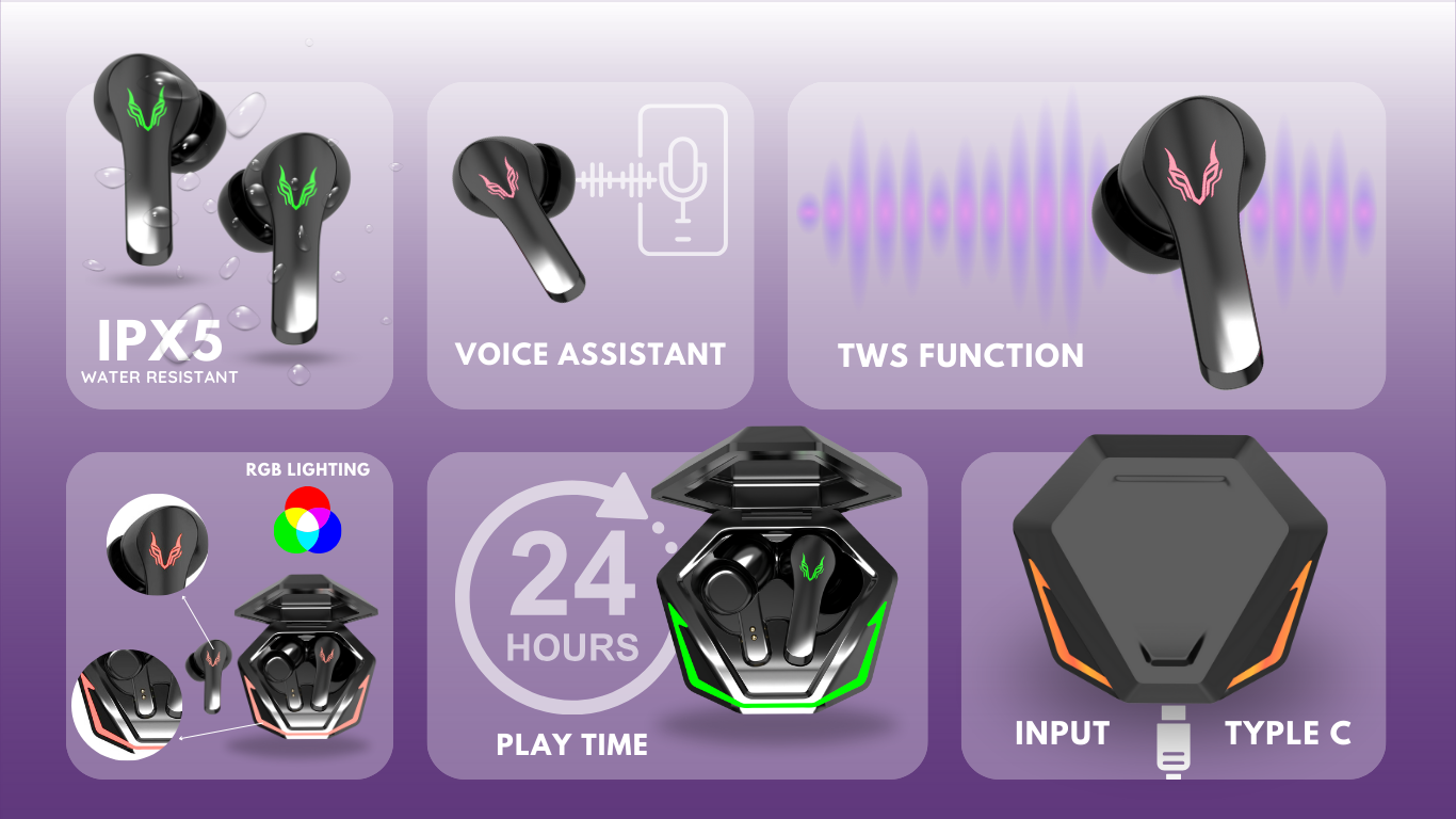  * Best wireless earbuds in India * Noise-canceling earbuds * Affordable Bluetooth earbuds * True wireless earbuds * Water-resistant earbuds * Gaming Earbuds: * Low-latency gaming earbuds * Wireless gaming earbuds * Noise-isolating gaming earbuds * Best earbuds for mobile gaming * RGB gaming earbuds * Best wireless earbuds under ₹2000 * Noise-canceling earbuds for running * Affordable Bluetooth earbuds with long battery life * True wireless earbuds with touch controls * Water-resistant earbuds for workouts * Low-latency gaming earbuds for Android * Wireless gaming earbuds compatible with PS5 * Noise-isolating gaming earbuds with mic * Best earbuds for mobile gaming under ₹1500 * RGB gaming earbuds with customizable lighting * Top-rated wireless earbuds * Best-selling gaming earbuds * Earbuds with Alexa support * Gaming earbuds under ₹1000 * Earbuds with fast charging 