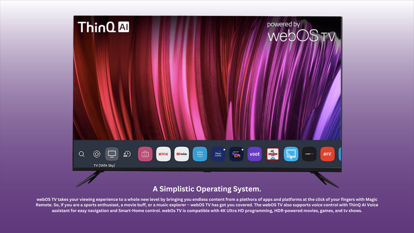 acute 65" led tv